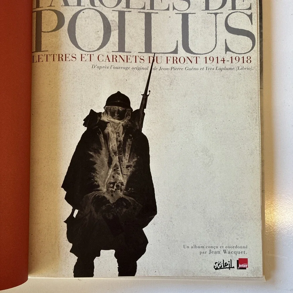 New Unread Paroles de Poilus Letttres et Carnets Du front 1914-1918 (25A)